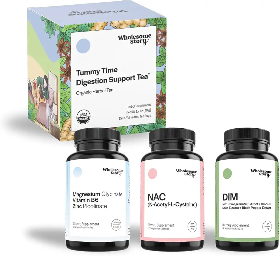 NAC 600 mg Zinc Magnesium Vitamin B6 DIM Supplement T23239