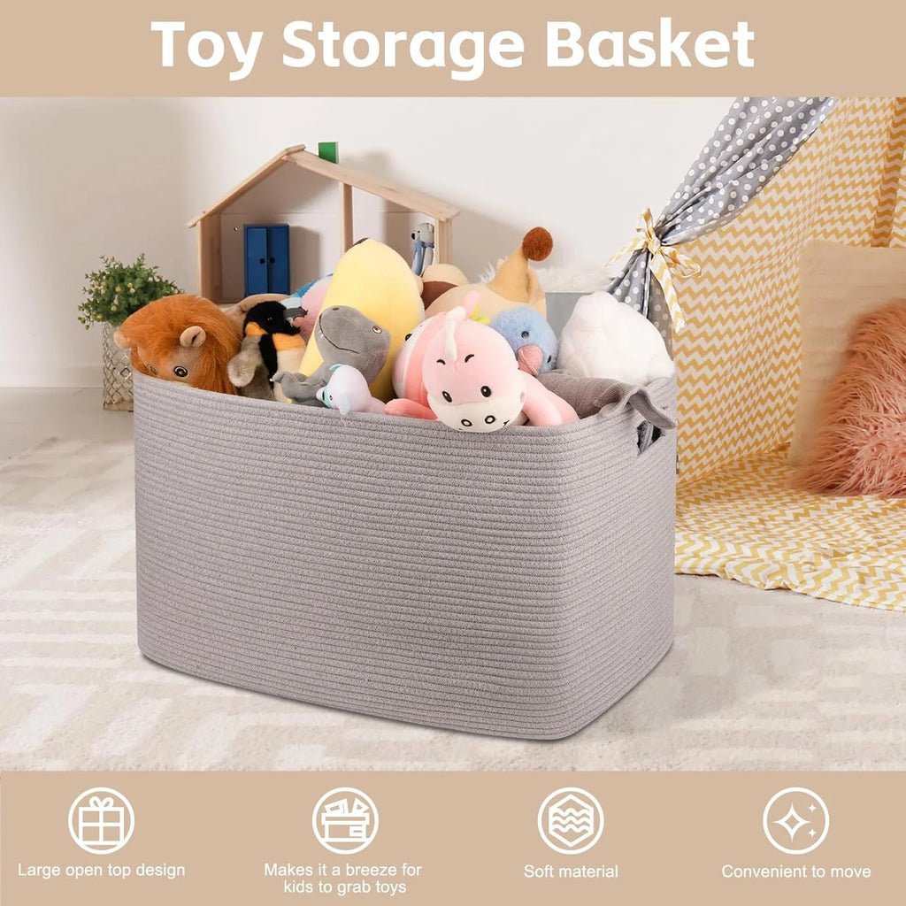 118L Cotton Rope Storage Basket P162834