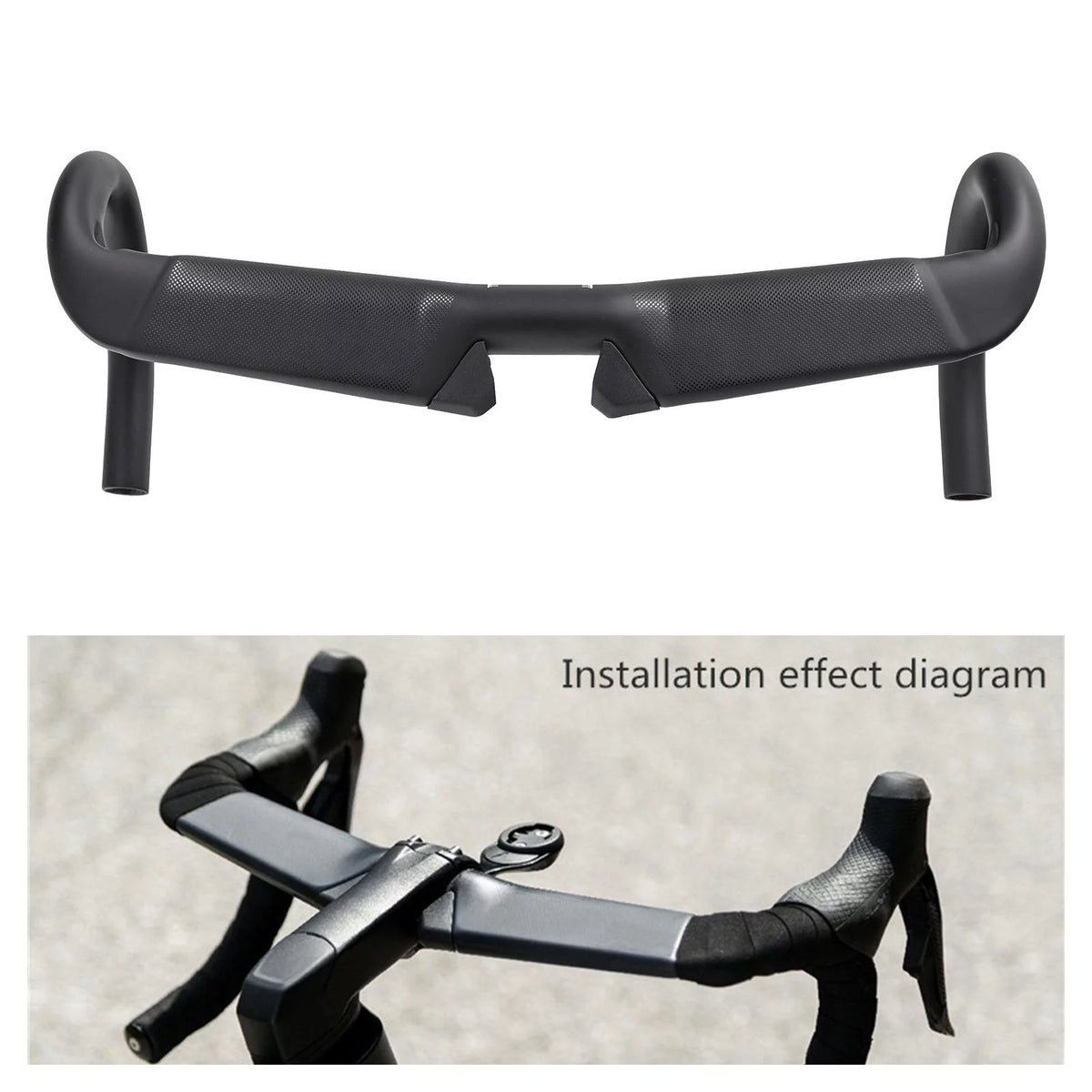 Carbon Fiber Road Bike Handlebar 420mm T8201