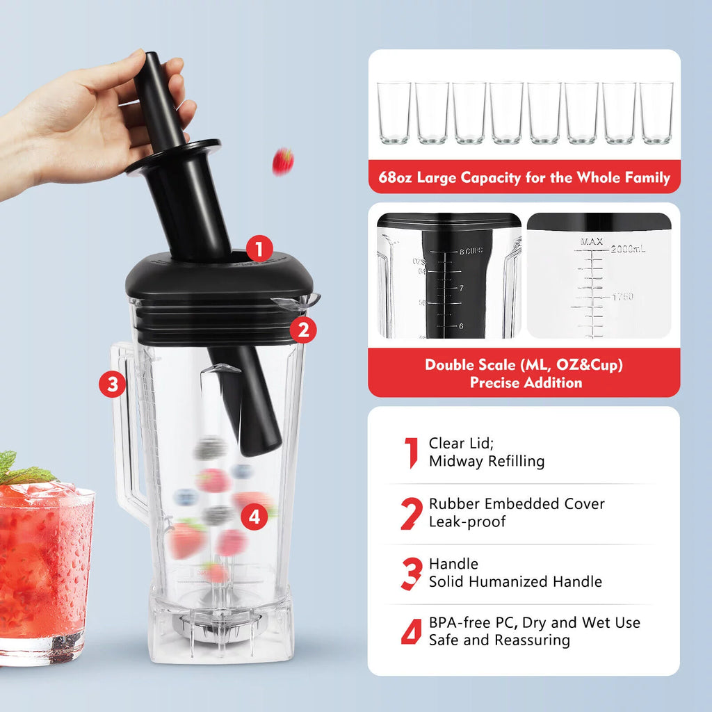 2L 2200W Countertop Blender G79109