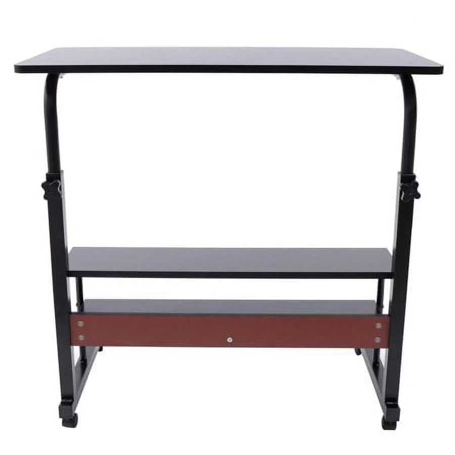 Adjustable Mobile Side Table Cart with Removable Wheel Y2961