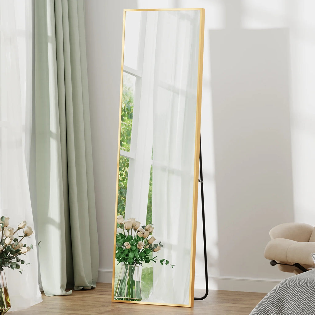 59"x16" Rectangle Full Length Mirror Q671479