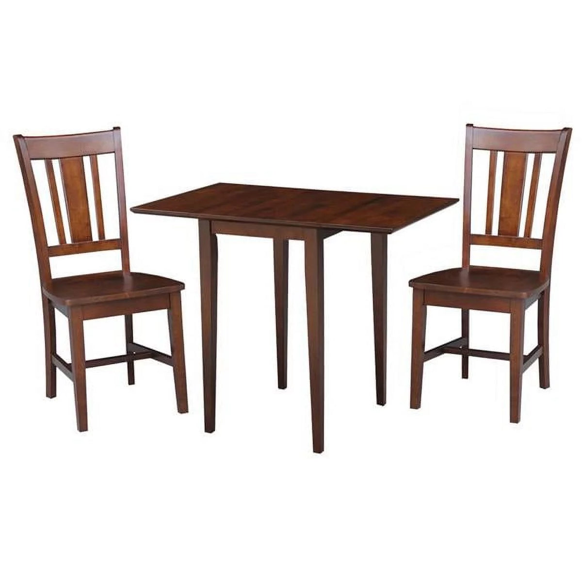 Dual Drop Leaf Table with 2 Pieces, Espresso B640062