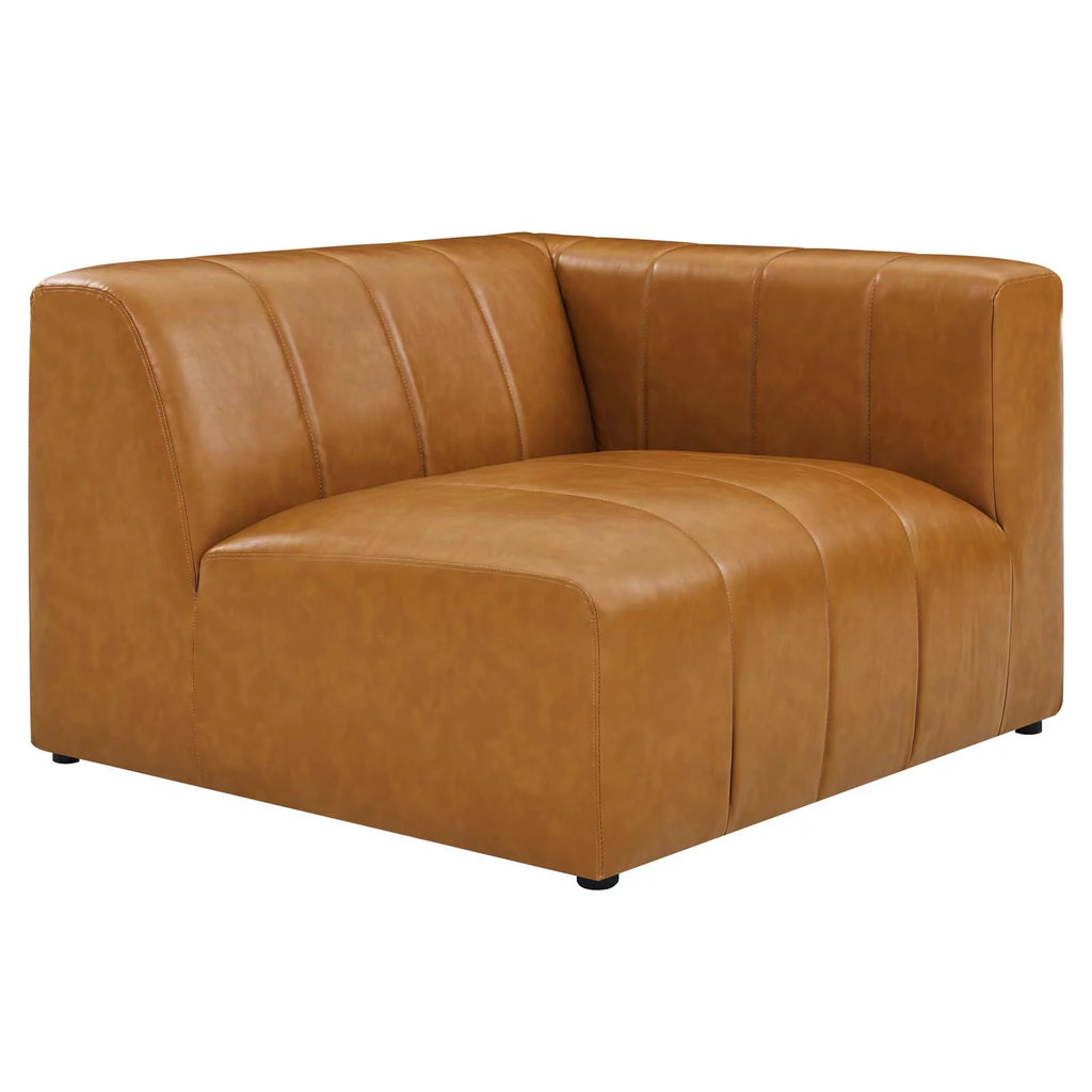 Vegan Leather 4-Piece Sectional Sofa V37632
