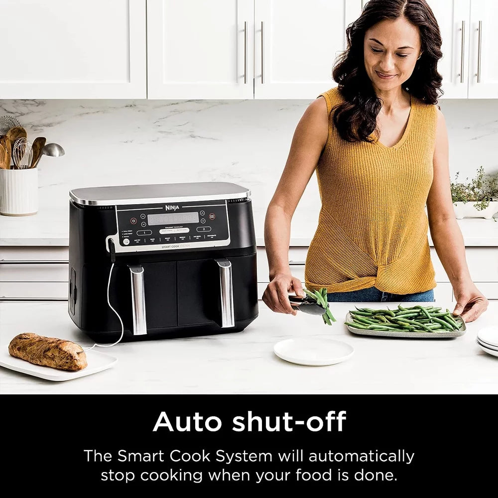 6-in-1 10-qt. 2-Basket Air Fryer S33574
