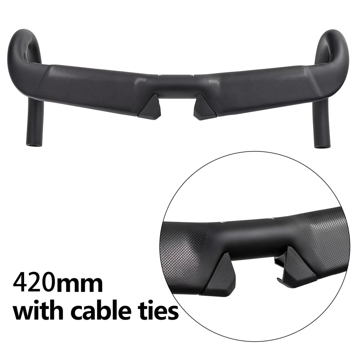 Carbon Fiber Road Bike Handlebar 420mm T8201