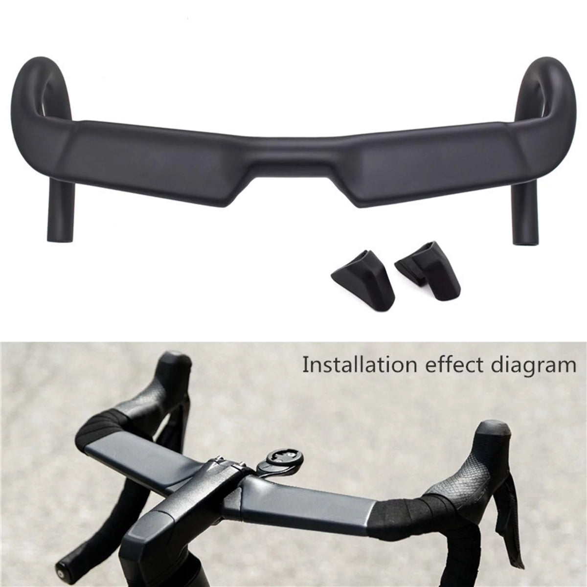 Carbon Fiber Road Bike Handlebar 420mm T8201