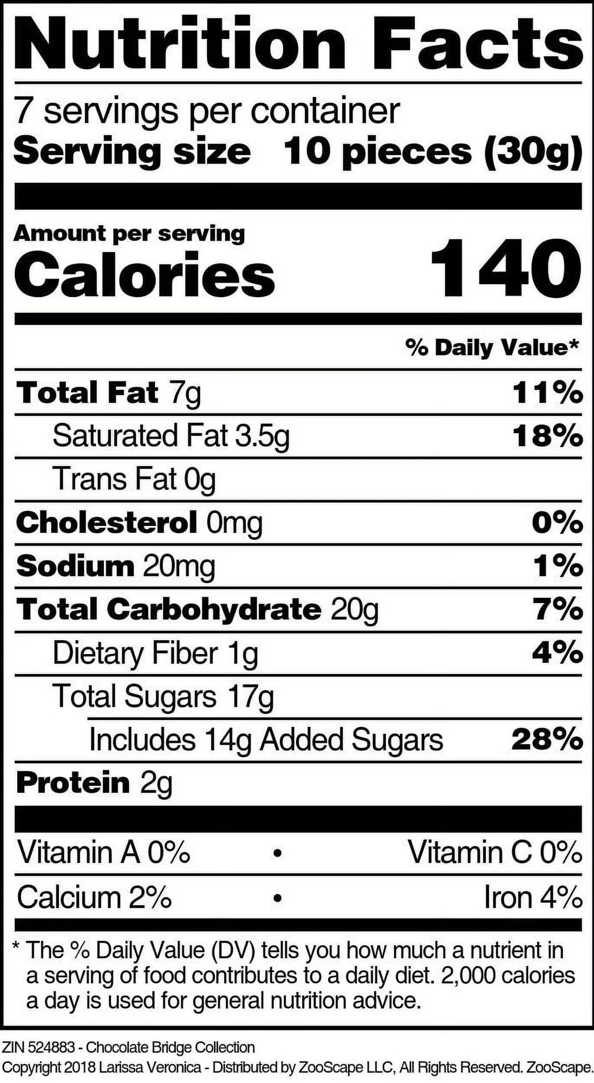 Chocolate Bridge Collection 8 oz 3-Pack F7462