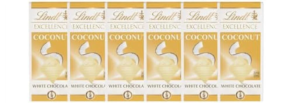 White Coconut Chocolate Candy 6 Pack V1002