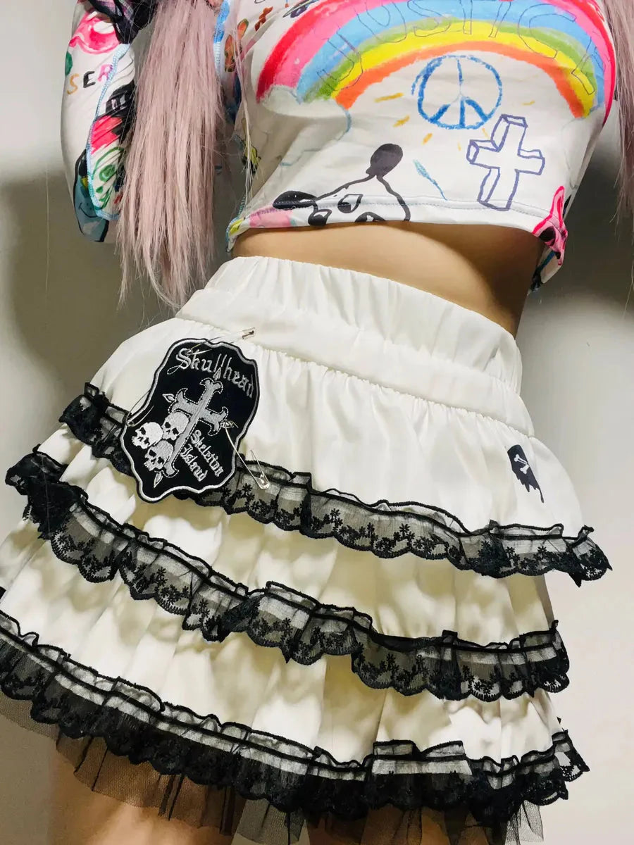 Black & White Tutu Skirt U4589
