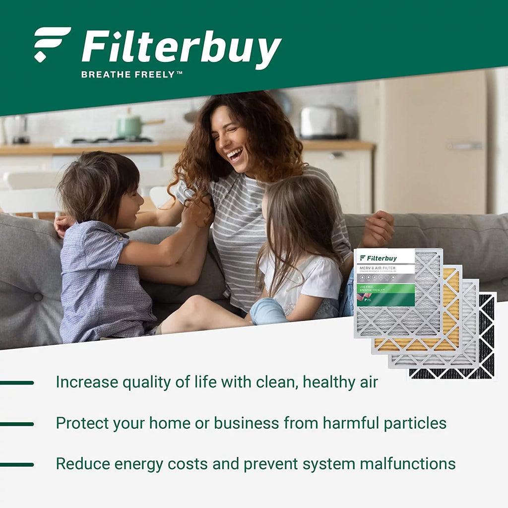 20x25x5 MERV 8 Pleated HVAC Air Filters V955