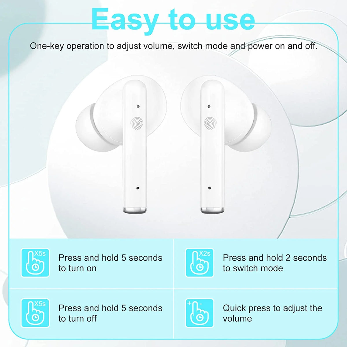 In-Ear Rechargeable Sound Amplifier with Charging Case Q810