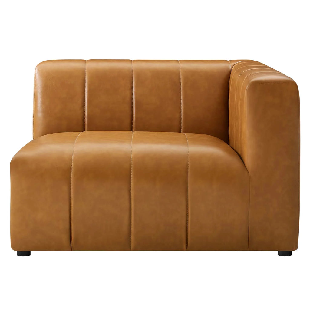 Vegan Leather 4-Piece Sectional Sofa V37632