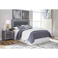 Queen Upholstered Panel Headboard Gray Z276