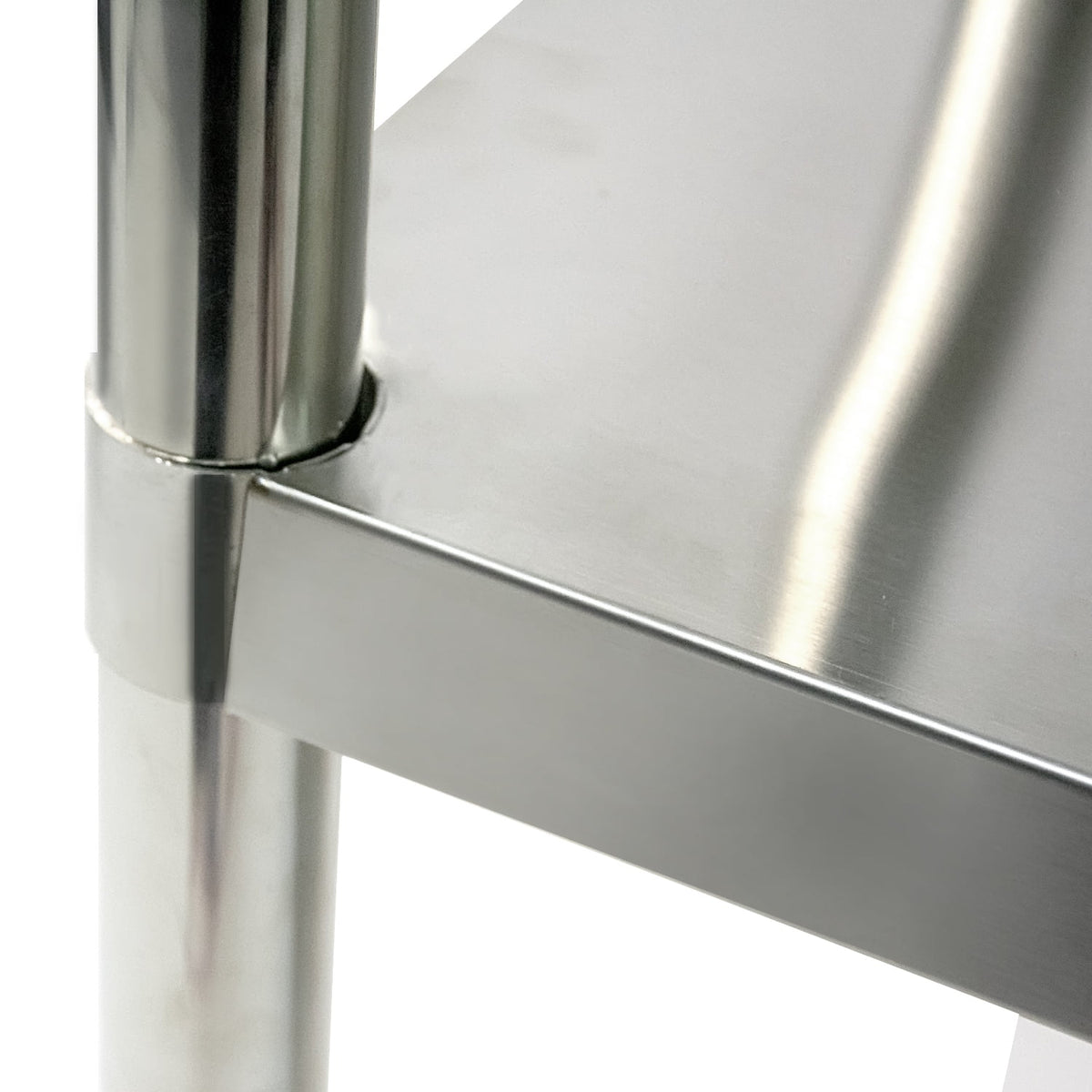 36" x 24" NSF Stainless Steel Work Table with Backsplash U1999